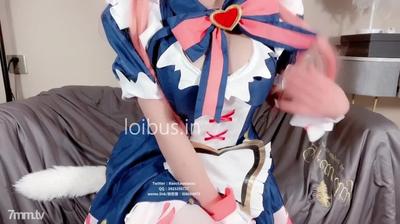 [Goddess Of Big Breasts❤️Extreme Heavyweight] The Best Online Celebrity Goddess Of Big Breasts &quotMa Su Su&quot October New Work &quotWhite Silk Maid Da Ji&quot Best COS