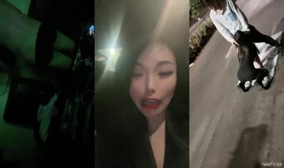 場面淫亂KTV多人！跪地插嘴後入！張開雙腿沙發上操，駕車戶外，馬路上