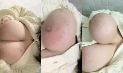 奶控福利，全網最大奶子來了~【甜甜甜甜圈】，就問各位大哥，這奶子大不大