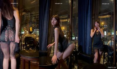 【超爆人気スーパーモデル】海鮮饅頭穴の女神「アジュ」がバンコクのホテルロビーでイチャイチャして地元の変な暴君を誘惑