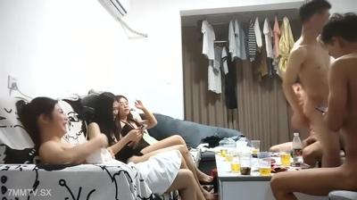 2023-6-13 [Wife Swapping Best Flowers] Three couples of men and women exchange passion in 6P, play cards and play adult games, and the atmosphere is ready for sex
