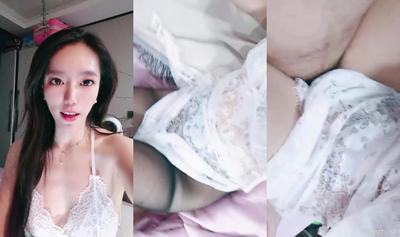 The super coquettish wife shows her face in sexy pajamas to seduce her wolf friend, rubs her tits and sucks her big dick for her big brother, fucks her bareback